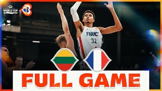 Lithuania v France | Basketball Full Game - #FIBAWC 2023 Qualifiers