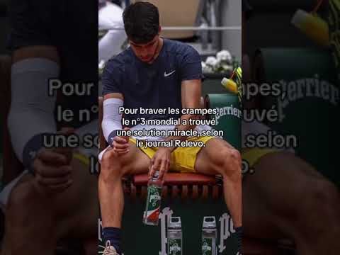 🥤 On a trouvé le secret de Carlos Alcaraz pour remporter tous les Grands Chelems ! #shorts #tennis