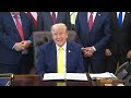 Trump makes an announcement on coal from the Oval Office