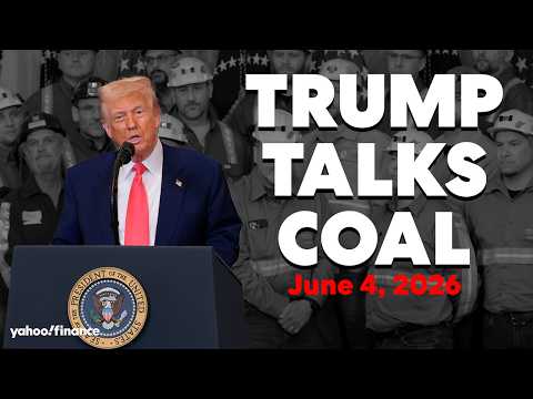 Trump makes an announcement on coal from the Oval Office