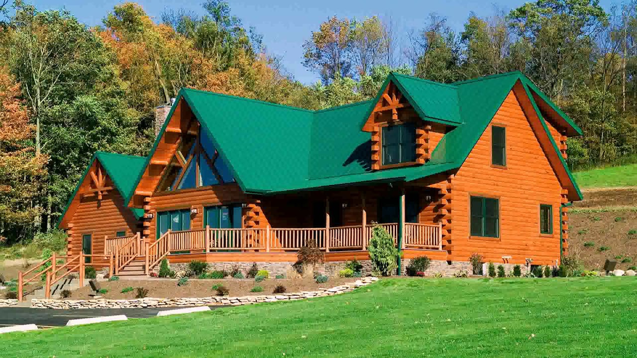 Log Home Floor Plans With Indoor Pool - YouTube