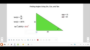 Finding Angles Using Sin, Cos, and Tan