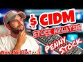 CIDM STOCK ANALYSIS | IS THIS PENNY STOCK A BUY? 📺