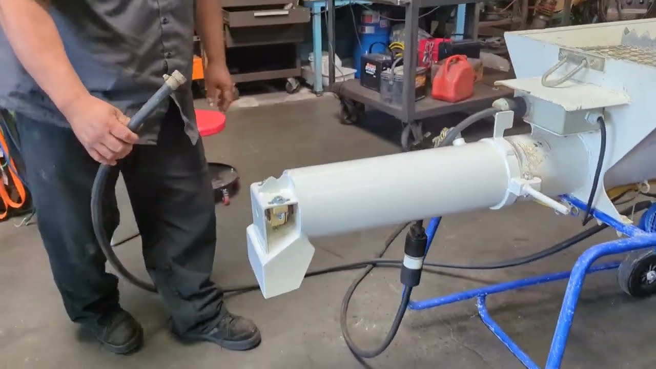 M-Tec D20 Mortar Plaster Concrete Job Site Continuous Mixer 230V 1 