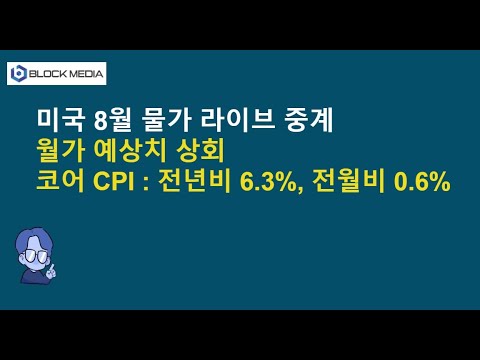 <strong>미국</strong> 8월 물가 발표...라이브(무음, 속보 <strong>중계</strong>)
