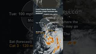 Could Tropical Storm Vance become a major hurricane this weekend
