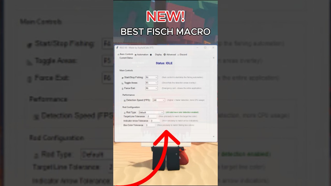 NEW Best A I Powered Macro In Fisch Roblox Fisch Macro Roblox 
