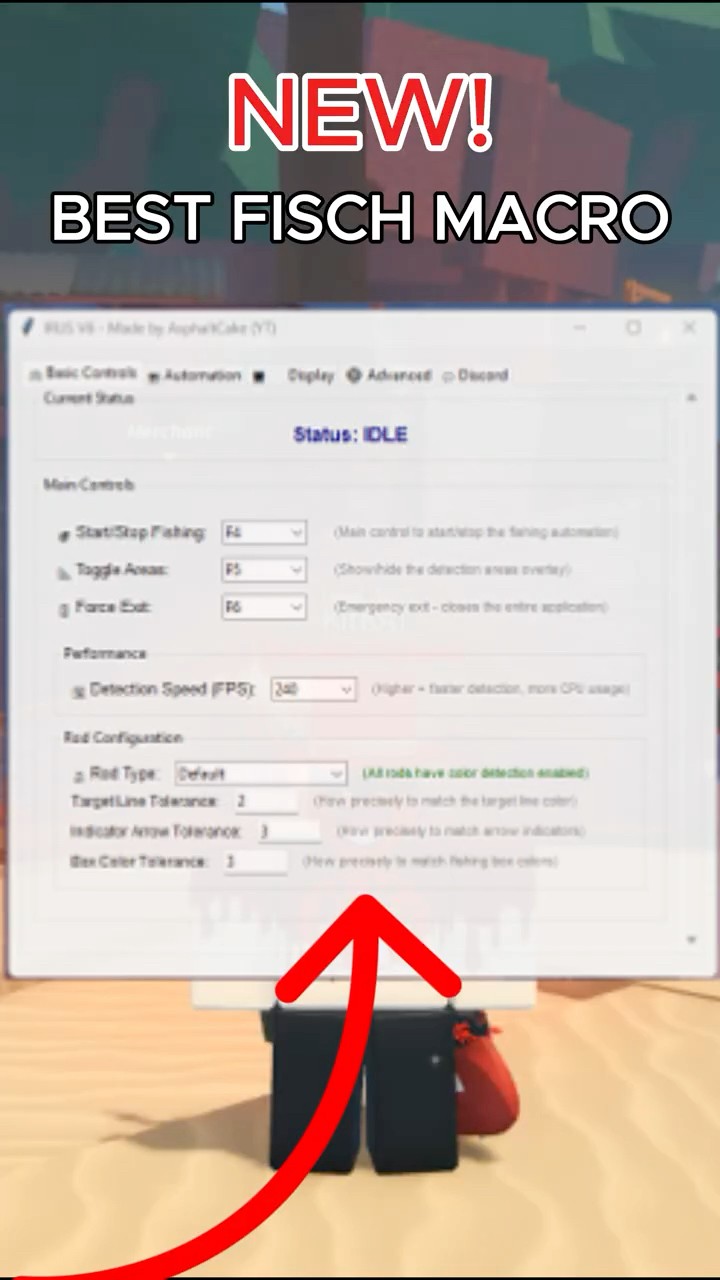 NEW Best A I Powered Macro In Fisch Roblox Fisch Macro Roblox Oardefault 