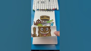 How to draw Italian Brainrot Surprise Fold!! #artlandhowtodraw #drawing #shorts #italianbrainrot