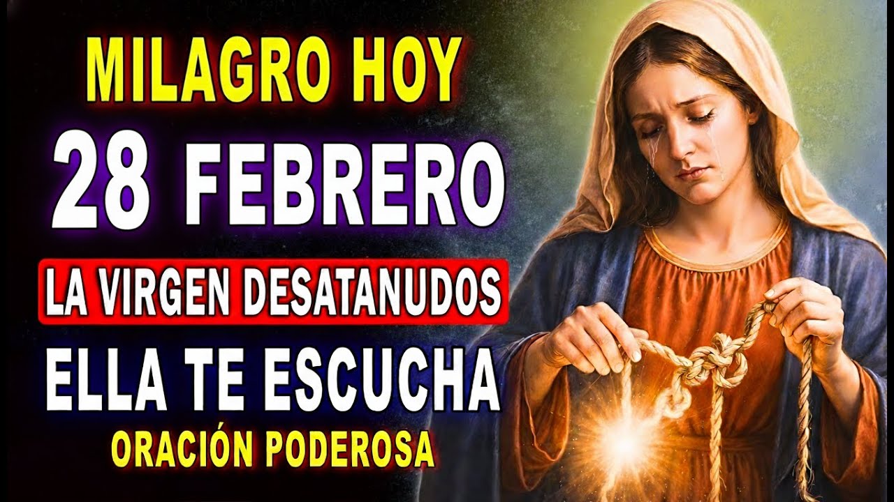 ¡NO LLORES MÁS! 😭 La Virgen Desatanudos 💗 Trae tu Milagro Urgente