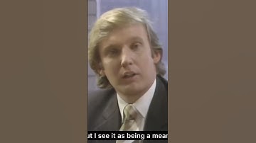 34 year old Donald Trump asked if he
