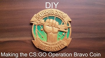 DIY CS GO Operation Breakout Coin