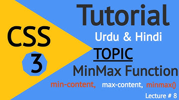 How to use Grid Minmax Function in CSS |MinMax Function| tutorial in Urdu and Hindi.