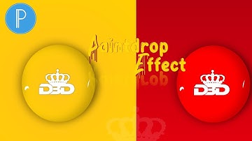 How To Create PAINT DROP EFFECT IN pixellab |Pixellab tutorial  2022