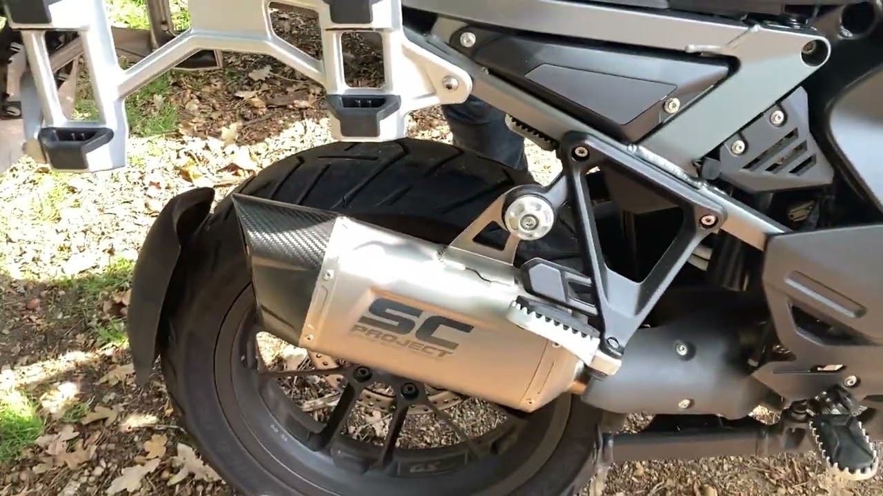 2025 BMW R1300GS Adventure with SC Project @ Newlands Corner - YouTube