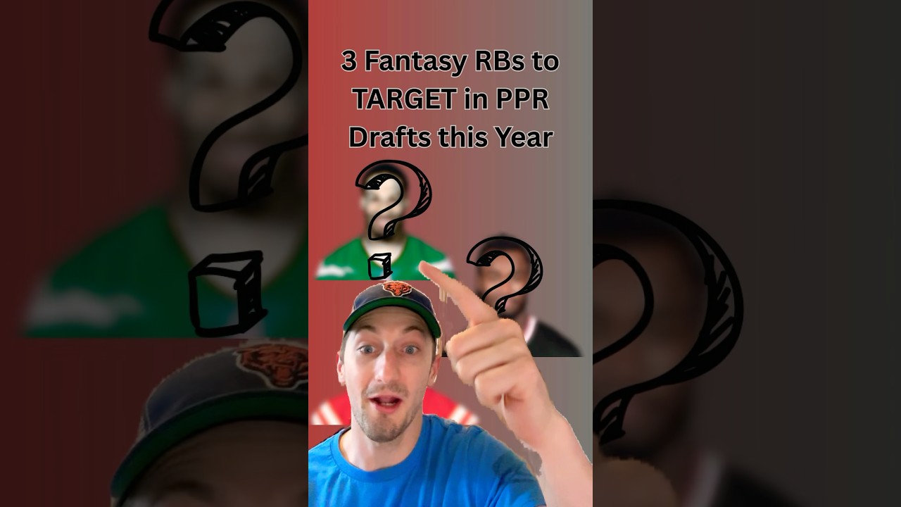 3 Fantasy Football RBs to TARGET in PPR Drafts!