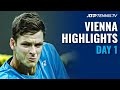Murray Battles Hurkacz AGAIN; Berrettini Against Popyrin; Alcaraz vs Evans | Vienna Highlights Day 1