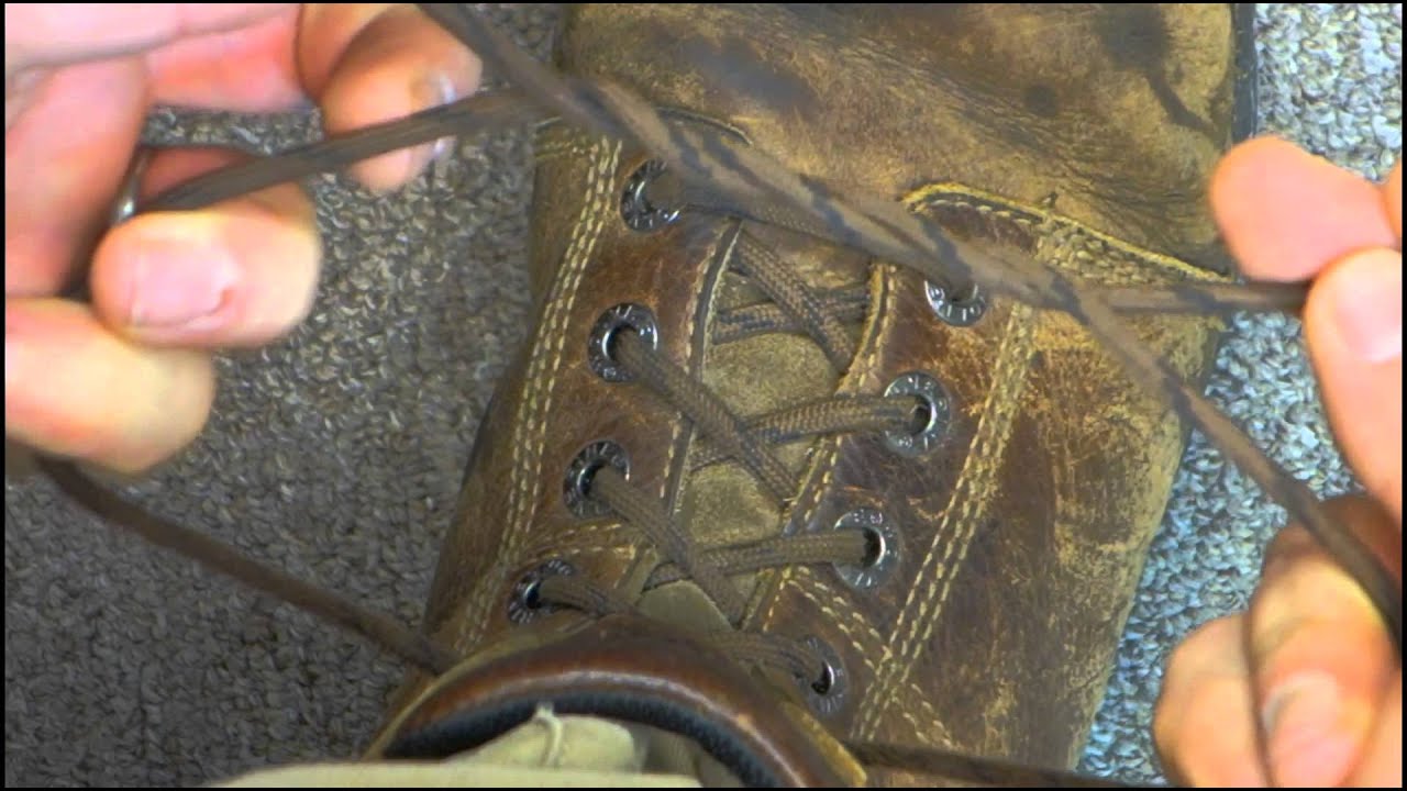 How to Tie Boot Laces \