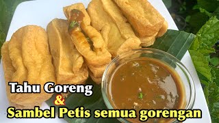 Bongkar Rahasia pedagang Tahu Petis, Bumbu Petisnya Juara. bikin gorengan laris terjual. yok coba