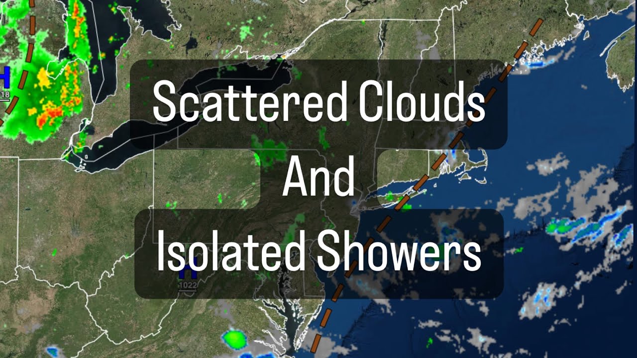 Scattered Clouds And Isolated Showers - YouTube