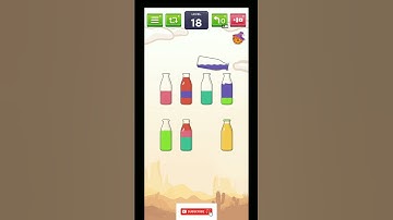 Liquid sort puzzle Level 18 Android/IOS #shorts by Game zone