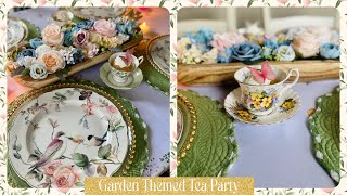 Garden Themed Tea Party