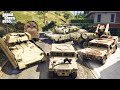 GTA 5 - Stealing United States Military Vehicles with Franklin! | (GTA V Real Life Cars # 31)