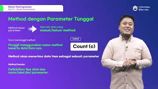 SESSION 12 - PROGRAMMING BASICS - Sub-Programs or Methods - Distance Learning Informatics, Asia C...