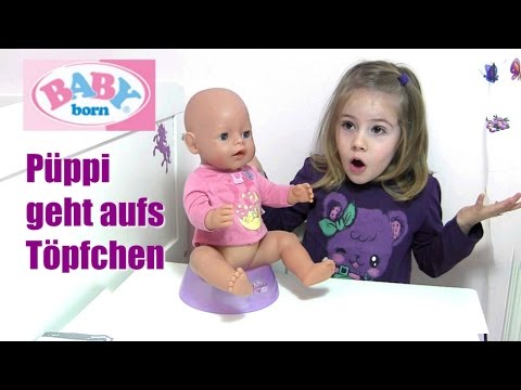hannahs-baby-born-püppi-geht-aufs-töpfchen-und-bekommt-eine-neue-windel-|-zapf-creation