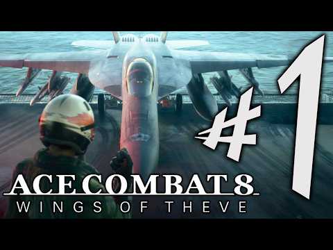 Ace Combat 8 Wings of Theve - Parte 1: Ases Indomáveis!!! [ PS5 Pro - Playthrough 4K ]