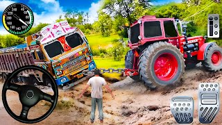 Real Tractor Pulling Simulator | Uphill Tractor Pulling Games screenshot 2