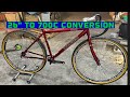 26” mountain bike 700c wheel conversion