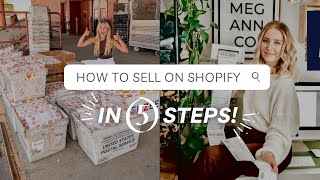 How to Start Selling on Shopify in 5 Steps | Starting a TShirt Business on Shopify | Shopify Store