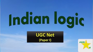 Indian Logic - PRAMANAS /UGC net#AgrisarG