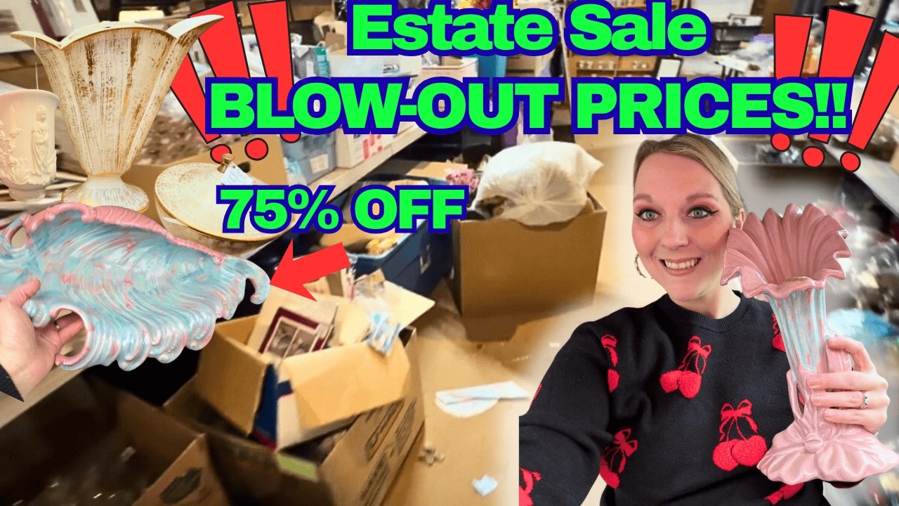 Last HOURS Of Estate Sales! 🔥HUGE DISCOUNTS🔥75% Off! Lets Stock UP! +HAULS