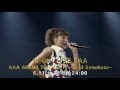 M-ON! LIVE AAA 「AAA ARENA TOUR 2014 -Gold Symphony-」60秒ver.