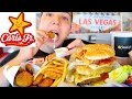 Carl's Jr • 3,000 Calories • Las Vegas • MUKBANG