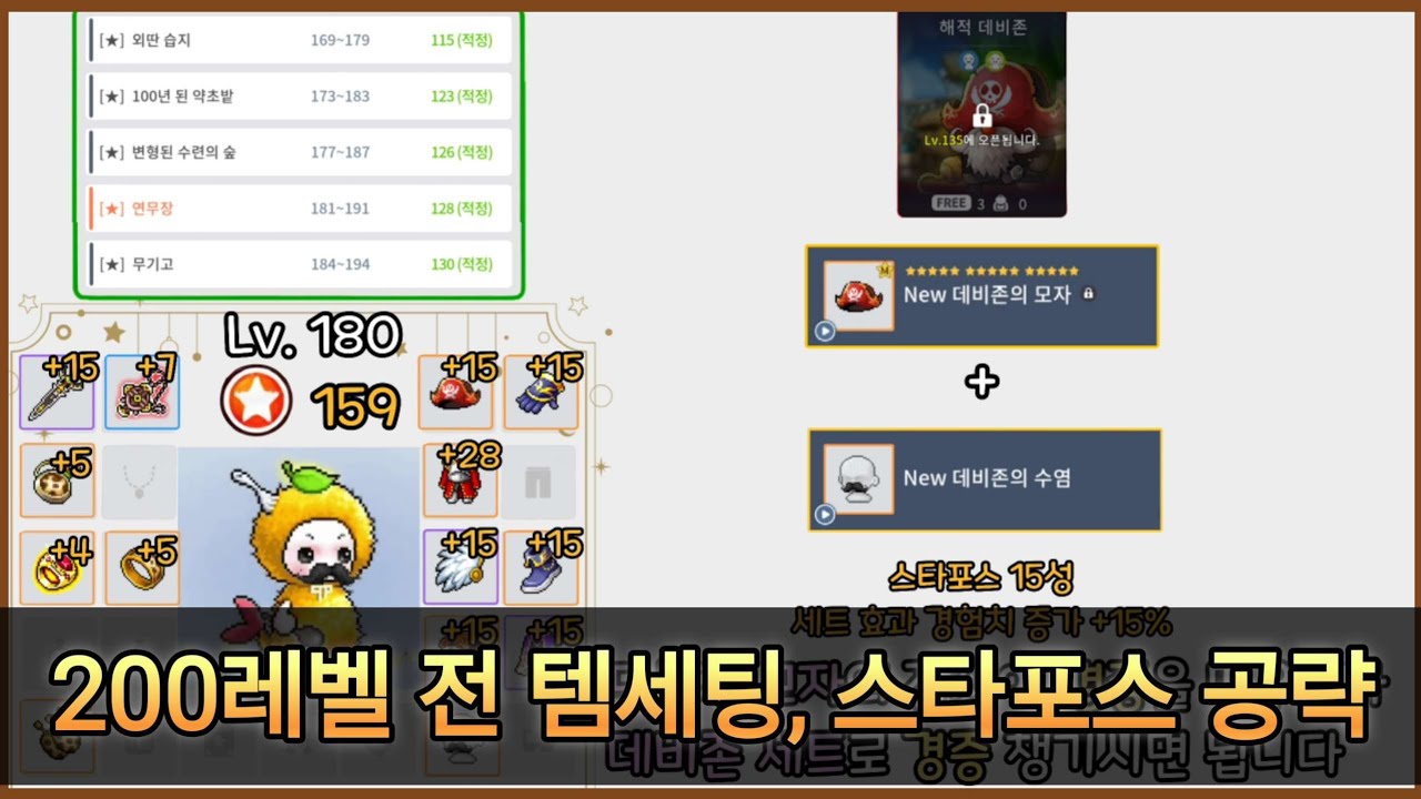 공략] 유니온을 알아보자(레벨 총합 효과, 전투 지도, 육성 순서) - 메이플스토리M 마이너 갤러리