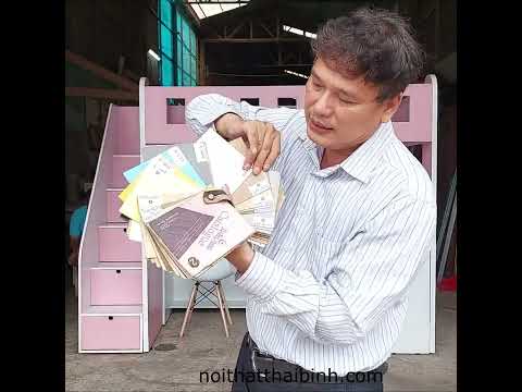 Giường Tầng Kết Hợp Bàn Học Cho Bé - Giao hàng miễn phí