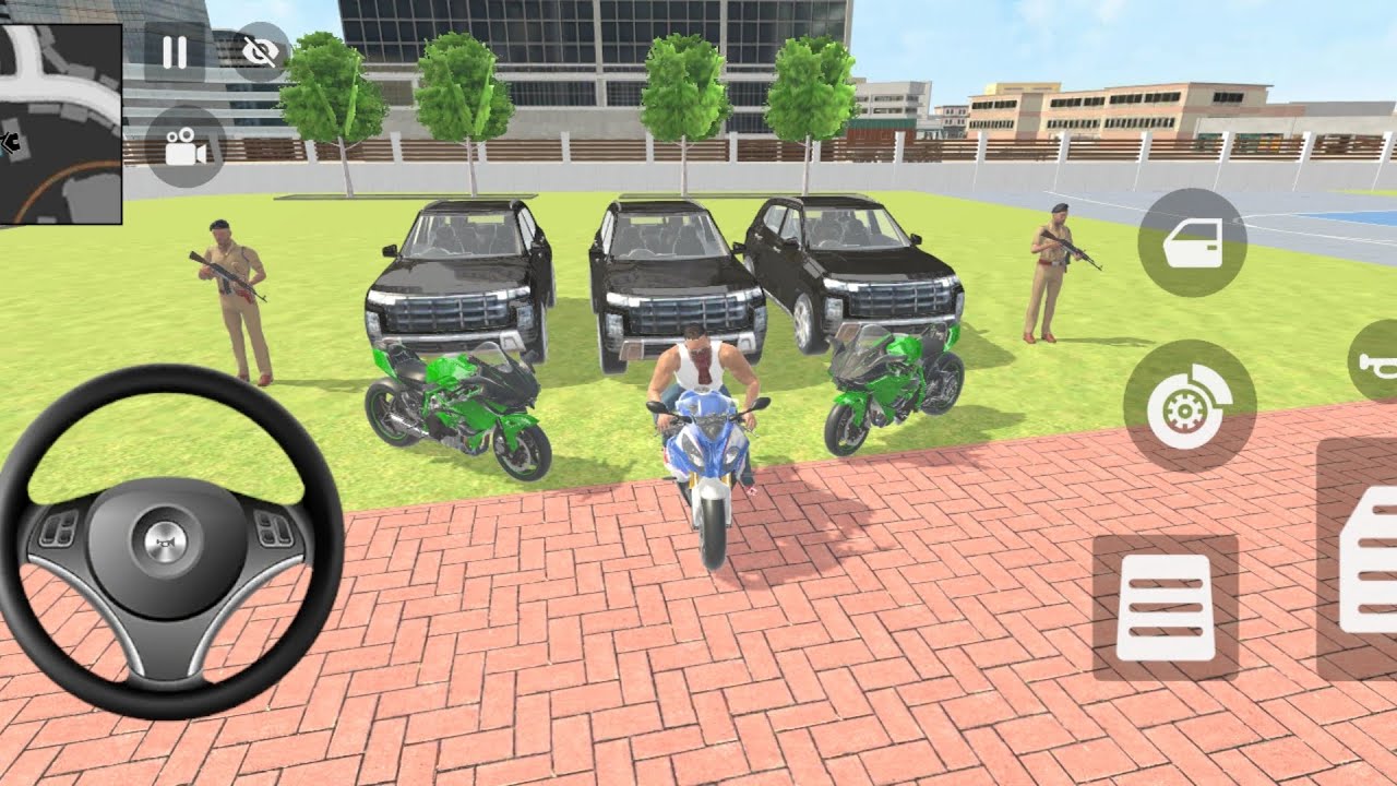 💥 Franklin order by 3️⃣ Black 🖤 Cars in Indian Theft Auto Simulator 🎮 | New update car ‎⁨@MrBeast⁩  