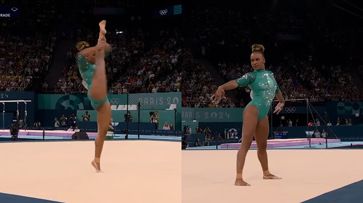 2024 Paris Olympics Women's Gymnastics Floor Final - Rebeca Andrade