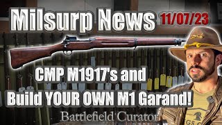 CMP News Update! M1 Garand Advanced Maintenance Class,  M1917 Rifle Status, and More! Net Worth
