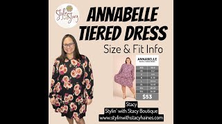 LuLaRoe Annabelle Ruffle Tiered Dress - Size & Fit w/ Stacy Haines