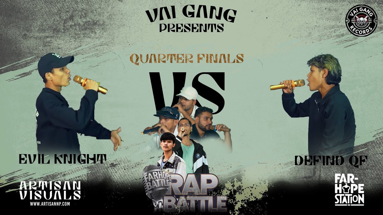 EVIL KNIGHT VS DEFIND | FARHOPE RAP BATTLE | VAIGANG RECORDS PRESENT