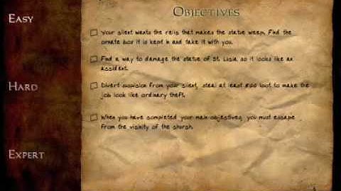 The Tears of St. Lucia Difficulty/Buy Menu (Pre-game video)