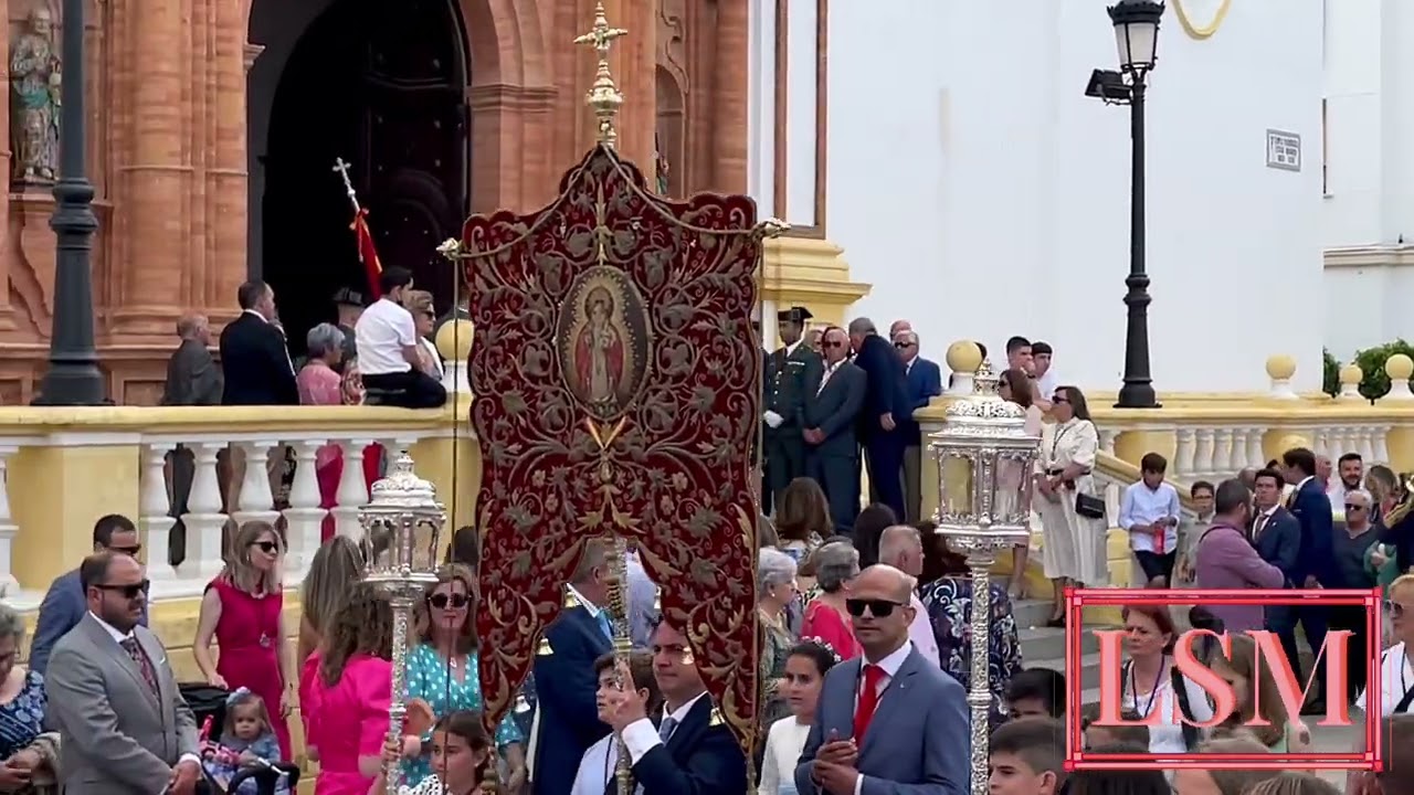 Procesión de la Santa Cruz de la Calle Sevilla de la Palma del Condado 2022.