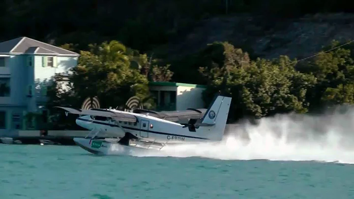 Seaborne Seaplane flight from St. Thomas to Sct. C...