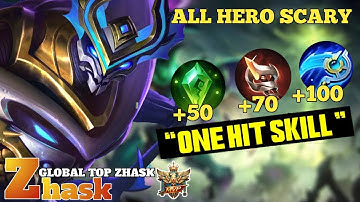 30 Kills Full Gameplay!! Midlane Zhask is Deadly (ONE HIT DELETE) - Build Top 1 Global Zhask ~ MLBB