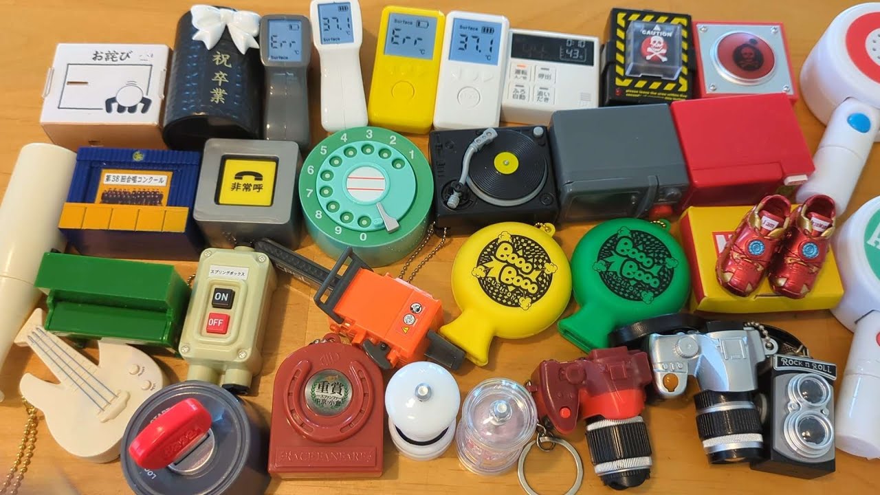 色々なガチャガチャを紹介/Popular capsule toys in Japan