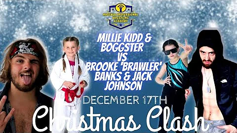 Match 2 Millie Kidd & Boggster vs Brooke 'Brawler'...